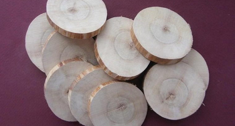 Заготовки для рукоделия – торцевые срезы древесины